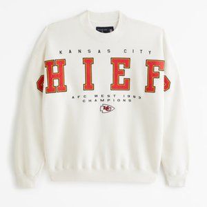 Kansas City Chiefs Abercrombie Graphic Crew Sweatshirt